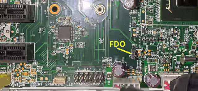 FDO jumper position